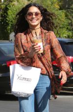 VANESSA HUDGENS out for Coffee at Alfred Coffee in West Hollywood 05/20/2016