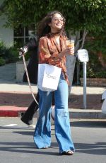 VANESSA HUDGENS out for Coffee at Alfred Coffee in West Hollywood 05/20/2016