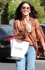 VANESSA HUDGENS out for Coffee at Alfred Coffee in West Hollywood 05/20/2016