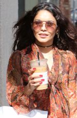 VANESSA HUDGENS out for Coffee at Alfred Coffee in West Hollywood 05/20/2016