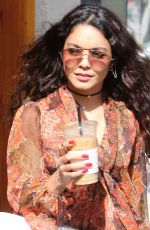 VANESSA HUDGENS out for Coffee at Alfred Coffee in West Hollywood 05/20/2016