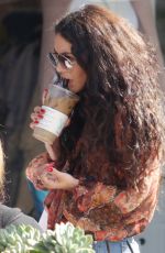 VANESSA HUDGENS out for Coffee at Alfred Coffee in West Hollywood 05/20/2016