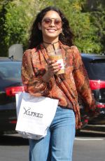 VANESSA HUDGENS out for Coffee at Alfred Coffee in West Hollywood 05/20/2016