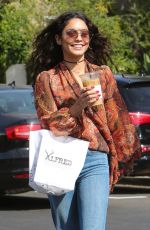 VANESSA HUDGENS out for Coffee at Alfred Coffee in West Hollywood 05/20/2016