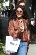 VANESSA HUDGENS out for Coffee at Alfred Coffee in West Hollywood 05/20/2016