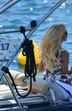 VICTORIA SILVSTED at Eden Roc Hotel in Antibes 05/16/2016