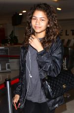 ZENDAYA COLEMAN at Los Angeles International Airport 05/01/2016