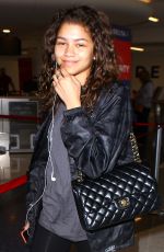 ZENDAYA COLEMAN at Los Angeles International Airport 05/01/2016