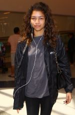 ZENDAYA COLEMAN at Los Angeles International Airport 05/01/2016