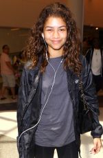 ZENDAYA COLEMAN at Los Angeles International Airport 05/01/2016
