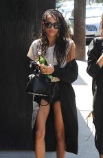 ZOE KRAVITZ Out for Lunch in Los Angeles05/26/2016