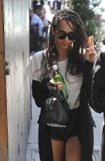 ZOE KRAVITZ Out for Lunch in Los Angeles05/26/2016