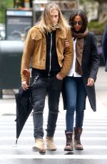 ZOE SALDANA Out and About in New York 05/03/2016