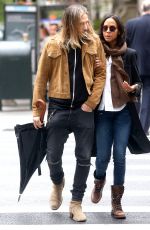 ZOE SALDANA Out and About in New York 05/03/2016