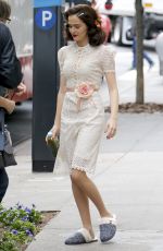 ZOEY DEUTCH on the Set of 