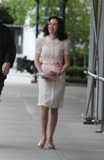 ZOEY DEUTCH on the Set of 