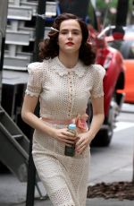 ZOEY DEUTCH on the Set of 