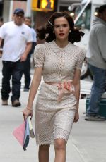 ZOEY DEUTCH on the Set of 