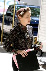 ZOEY DEUTCH on the Set of 