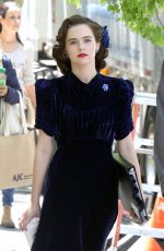 ZOEY DEUTCH on the Set of 