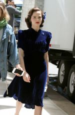 ZOEY DEUTCH on the Set of 
