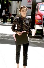 ZOEY DEUTCH on the Set of 