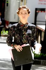 ZOEY DEUTCH on the Set of 