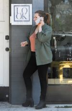 ABIGAIL BRESLIN Smoking Outside Look in West Hollywood 06/25/2016