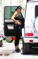 ADRIANA LIMA Leaves 5th Street Gym in Miami Beach 08/04/2016