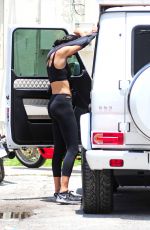 ADRIANA LIMA Leaves 5th Street Gym in Miami Beach 08/04/2016