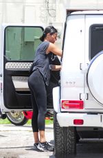 ADRIANA LIMA Leaves 5th Street Gym in Miami Beach 08/04/2016