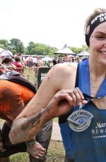 AIMEE TEEGARDEN Competing in Spartan Super Race in Richmond 06/11/2016