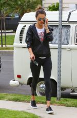 ALESSANDRA AMBROSIO Arrives at a Friend