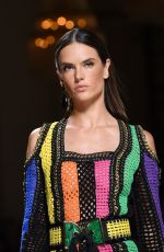 ALESSANDRA AMBROSIO  at Balmain Runway at Paris Fashion Week 06/25/2016