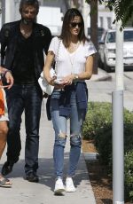 ALESSANDRA AMBROSIO at Gracias Madre in West Hollywood 06/01/2016