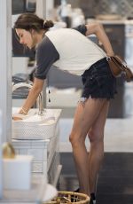ALESSANDRA AMBROSIO in Cut Off Out in Santa Monica 06/21/2016