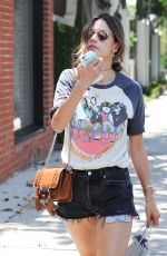 ALESSANDRA AMBROSIO in Cut Off Out in Santa Monica 06/21/2016