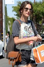 ALESSANDRA AMBROSIO in Cut Off Out in Santa Monica 06/21/2016