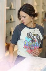 ALESSANDRA AMBROSIO in Cut Off Out in Santa Monica 06/21/2016