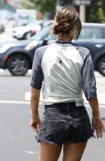 ALESSANDRA AMBROSIO in Cut Off Out in Santa Monica 06/21/2016