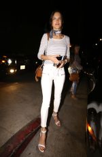 ALESSANDRA AMBROSIO Leaves Giorgio Baldi Restaurant in Santa Monica 06/22/2016