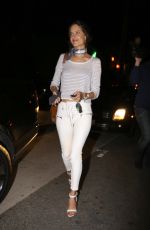 ALESSANDRA AMBROSIO Leaves Giorgio Baldi Restaurant in Santa Monica 06/22/2016