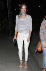 ALESSANDRA AMBROSIO Leaves Giorgio Baldi Restaurant in Santa Monica 06/22/2016