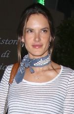 ALESSANDRA AMBROSIO Leaves Giorgio Baldi Restaurant in Santa Monica 06/22/2016