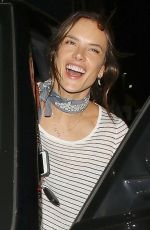 ALESSANDRA AMBROSIO Leaves Giorgio Baldi Restaurant in Santa Monica 06/22/2016