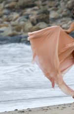 ALESSANDRA AMBROSIO on the Set of a Photoshoot 06/10/2016