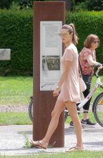ALESSANDRA AMBROSIO Out and About in Berlin 06/28/2016