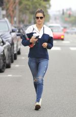 ALESSANDRA AMBROSIO Out and About in Brentwood 06/01/2016