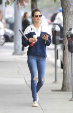 ALESSANDRA AMBROSIO Out and About in Brentwood 06/01/2016