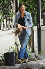 ALESSANDRA AMBROSIO Out and About in Santa Monica 06/17/2016
